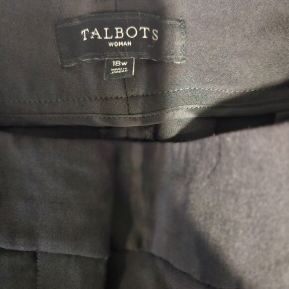 Talbots Women’s Black Dress Pants Size 18W – Gently Worn - Picture 3 of 4